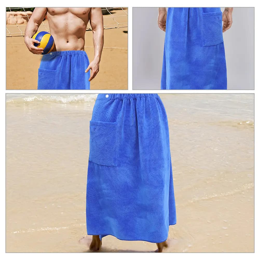 Accappatoio per Ragazzi in Pile Corallo Leggero, Assorbente e ad Asciugatura Rapida, Multifunzionale per Spiaggia, Spa e Salone