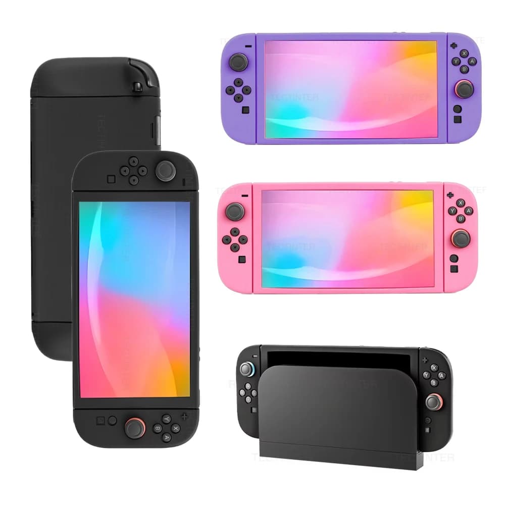 Cover Skin Shell per Nintendo Switch 2 Console Custodia protettiva divisa in silicone pieno per Switch 2 Accessori antiscivolo