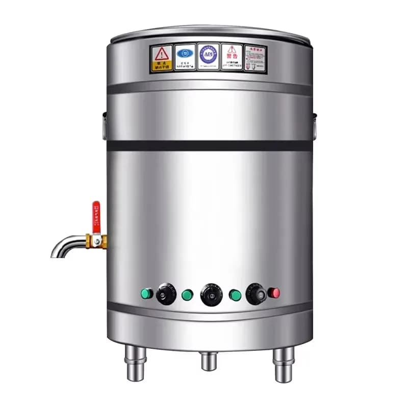 Bollitore Elettrico Professionale in Acciaio Inossidabile per Riscaldamento e Cottura di Zuppe, Noodle e Pasta