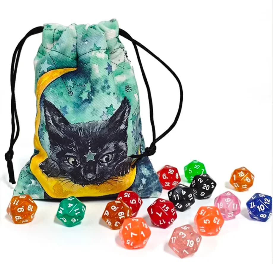 60 pezzi dadi multi-faccia colore misto vendita caldo acrilico Ktv divertente gioco da tavolo dadi D20 gioco da tavolo da tavolo per la casa