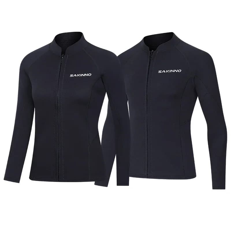 3-mm neoprene jacket Long-sleeved sub jacket Hot cold-proof solar protection Swimming Surf Snorkeling Coat