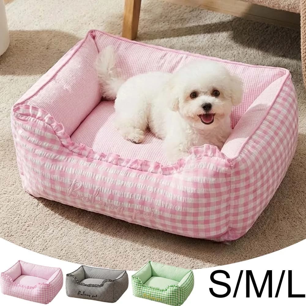 Lussuoso Letto Morbido per Animali Domestici, Cuscino Rimovibile e Lavabile per Cani e Gatti, Tappetino Caldo per Cuccioli e Gattini, Accessori per la Casa degli Animali, Taglie S/M/L