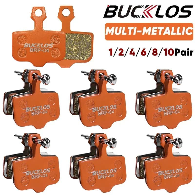 BUCKLOS Pastiglie freno a disco idraulico per bicicletta per AVID EXILIR Pastiglie freno metalliche Pastiglie freno per mountain bike da strada in metallo per SRAM DB5