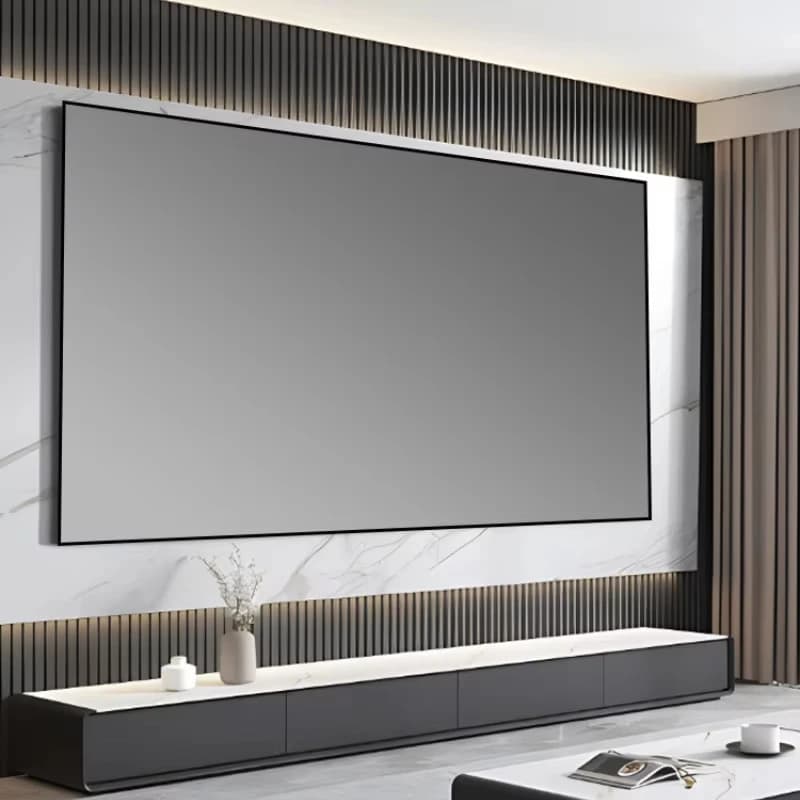 Schermo di Proiezione 2026 F1HALR Black Diamond ALR-1.5 con Bordo per Proiettore a Lunga Gittata Standard, con Tecnologia di Reiezione della Luce Ambientale