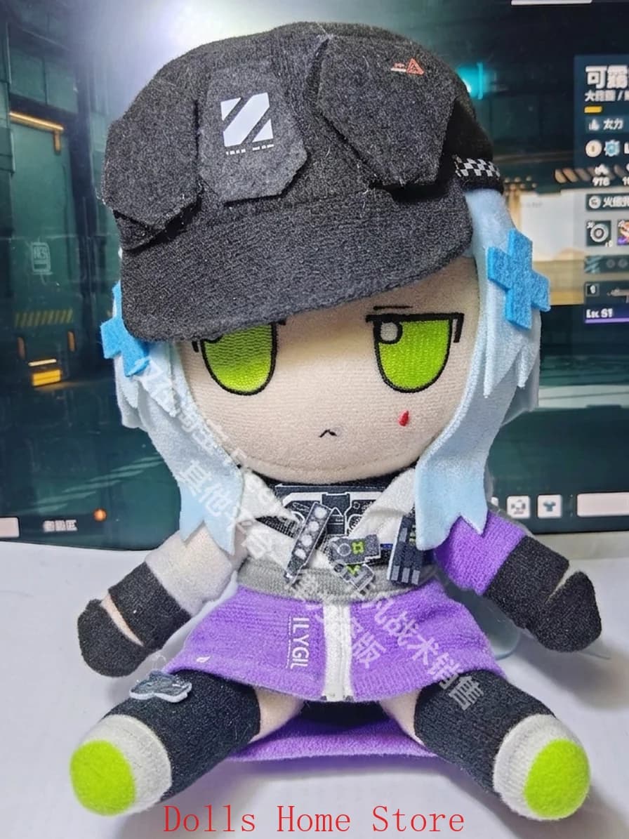 Anime 20cm GIRLS' FRONTLINE 2:EXILIUM HK416 Klukai Fumo Versions Series Cosplay Plush Doll Model Cosplay Sitting Posture Pillow