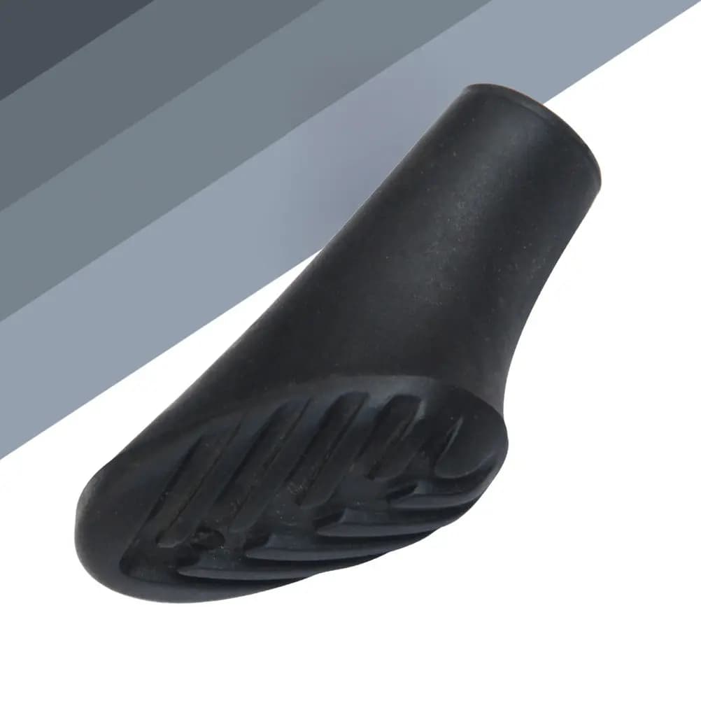 Trekking stick accessories, 6 pieces, rubber tips, thickened shock protection, improve grip, reduce noise, ideal for walking