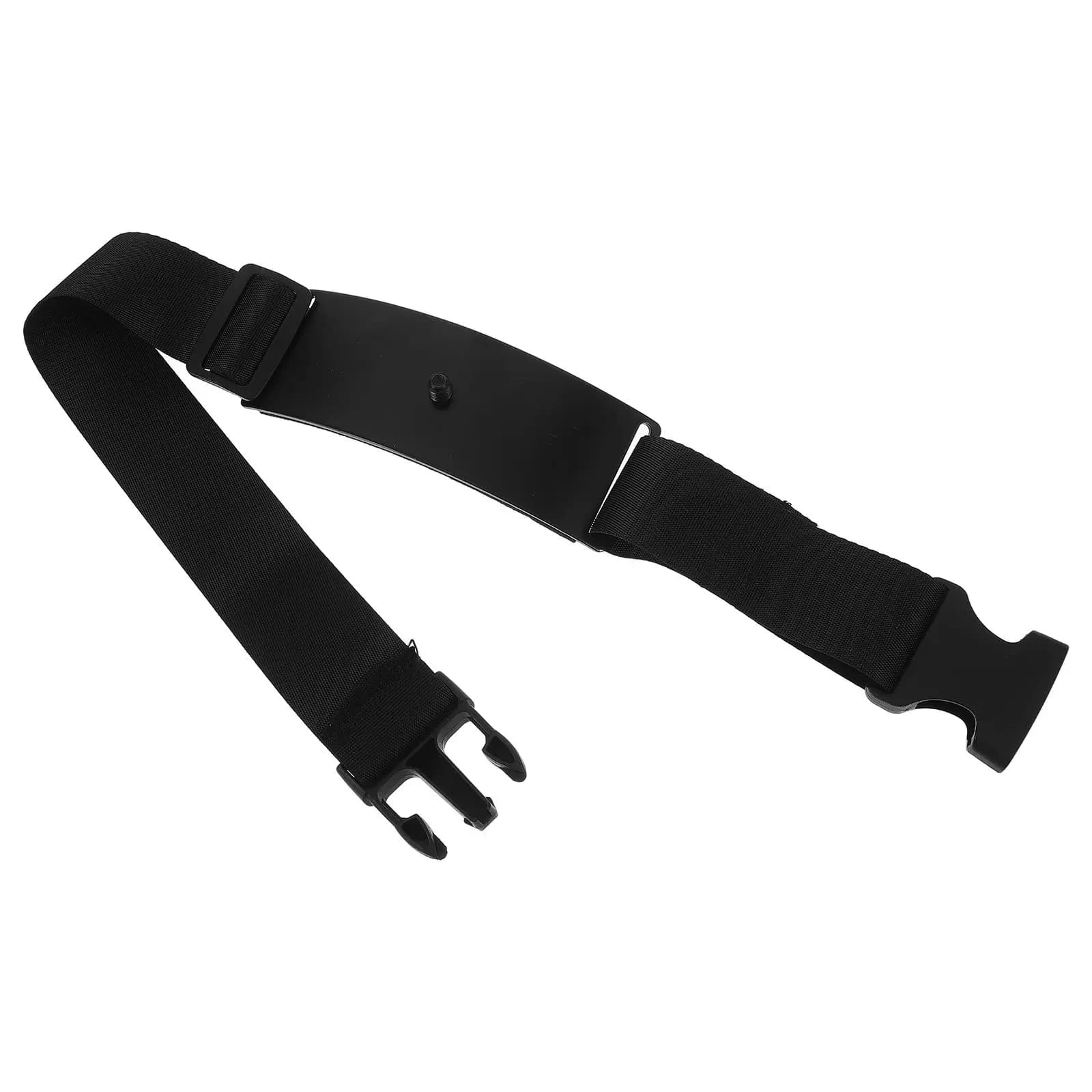 Portable Drum Pad Leg Strap 50Cm-64Cm Adjustable Ergonomic Drum Practice Pad Holder for Stable Silent Drumming Home Studio Use