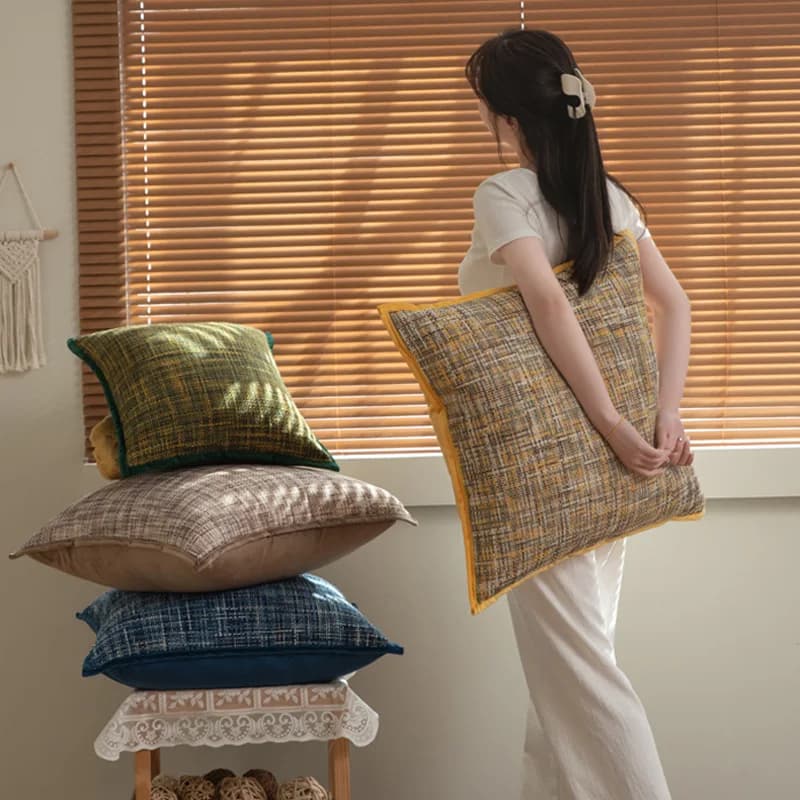 50x50/60x60/50x70CM Throw Pillow Cover Nordic Simple Waist Cushion Cover Decor Home Decorative Pillowcase Large Size