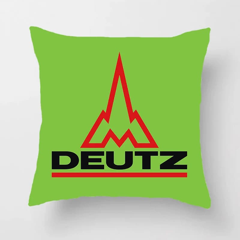 Deutz Fahr Tractor Cushion Cover for Sofa Pillow Case Cover Seat Car Throw Pillowcase 45X45cm For Home Decorative 055