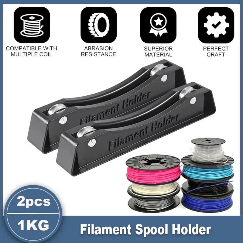 3D Printer Filament Coil Support Filament support fits all reels of any size and all kinds for 3D PLA/ABS/ Printing Filament TPU