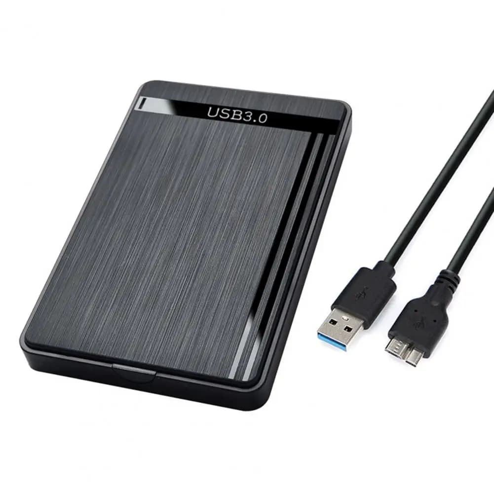 Custodia per disco rigido Archiviazione dati 5 Gbps SATA da 2,5 pollici a USB 3.0 Custodia per HDD esterna Custodia SSD Disco rigido Scatola per HDD per laptop