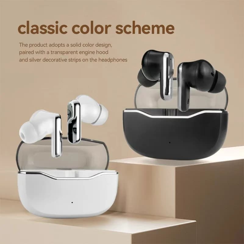 Auricolari TWS Wireless Bluetooth con Controllo Touch, Cuffie HIFI con Suono Stereo 9D, Riduzione del Rumore, Impermeabili con Microfono
