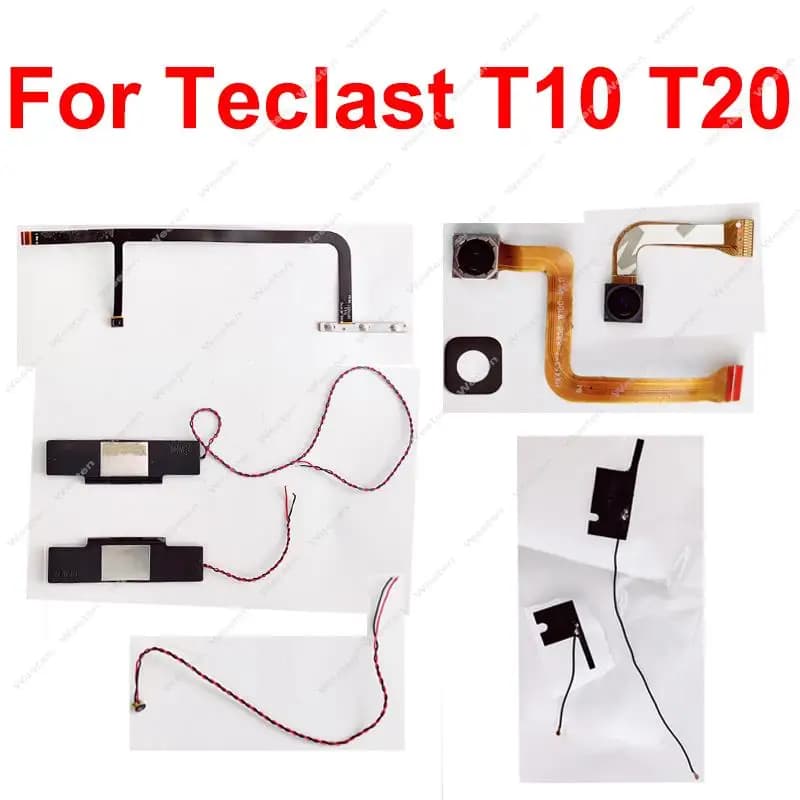 Per Teclast T10 T20 Cavo flessibile per volume di alimentazione Antenna Wi-Fi Microfono Trasmettitore Altoparlante Flex Nastro Lente Modulo fotocamera in vetro