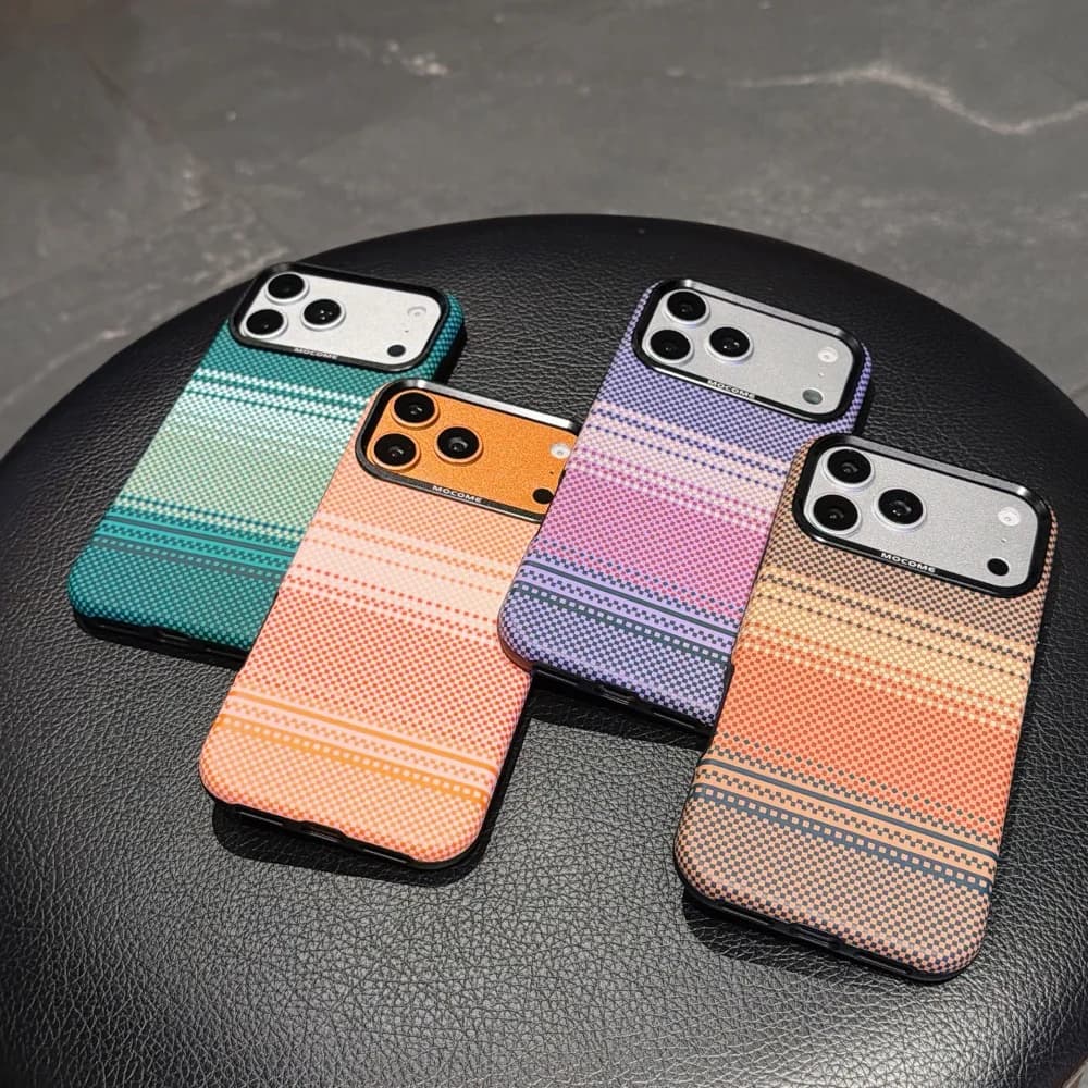 Luxury Carbon Fiber Magnetic Phone Case For iPhone 17 16 15 14 13 12 Pro Max 16 15 Plus Air for Magsafe Wireless Charging Cover