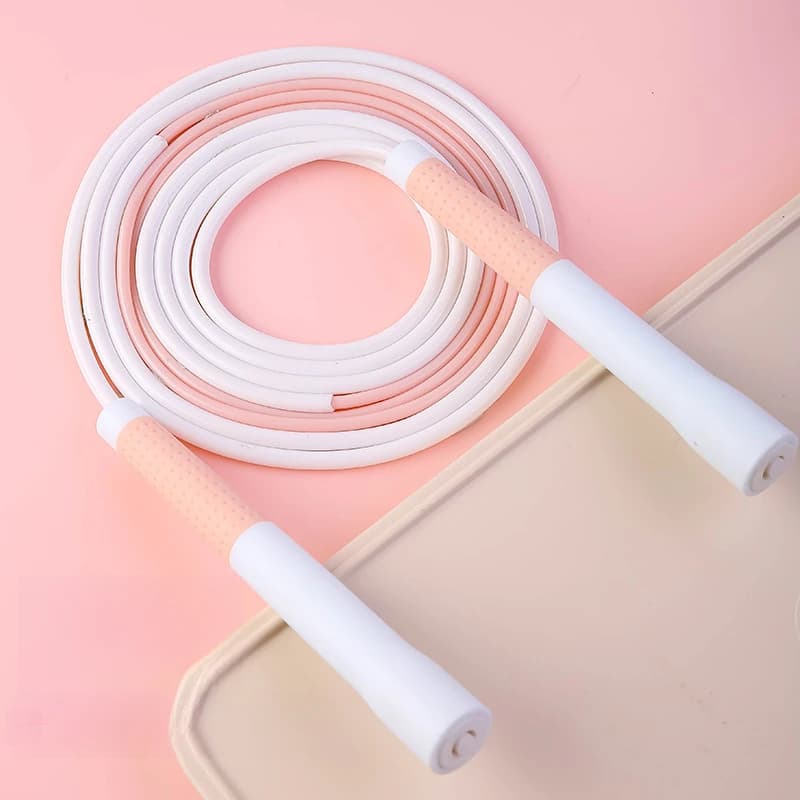 Running Kids Jumping Corda Sports Equipment for Students Sports Jumping Racing Silicone Material Comfortable Anti-slip