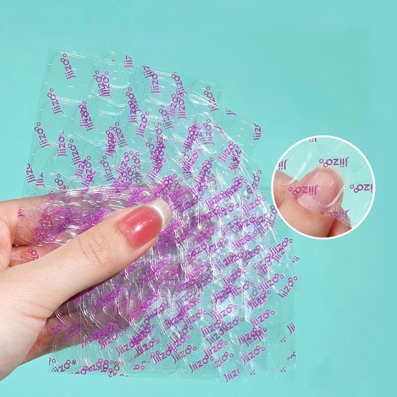 240/300pcs Double Sided Collar Wall decal sticker sticky nail glue for fake nail drawings fake nail tips acrylic art manicure