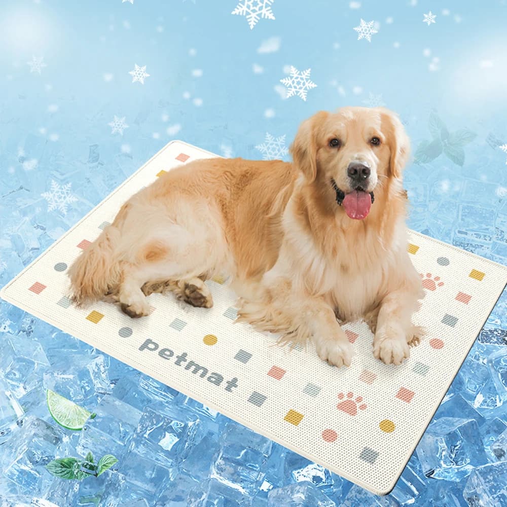 Tappetino Refrigerante per Cani e Gatti, Lavabile, Coperta Rinfrescante per Animali Domestici, Materassino per Dormire per Interni ed Esterni in Estate, Non Tossico
