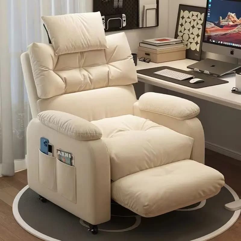 Sedia da Computer per Casa, Comoda per Lunghe Sedute, Sedia da Ufficio, Sedia da Gaming per Internet Bar, Divano Singolo per Camera da Letto