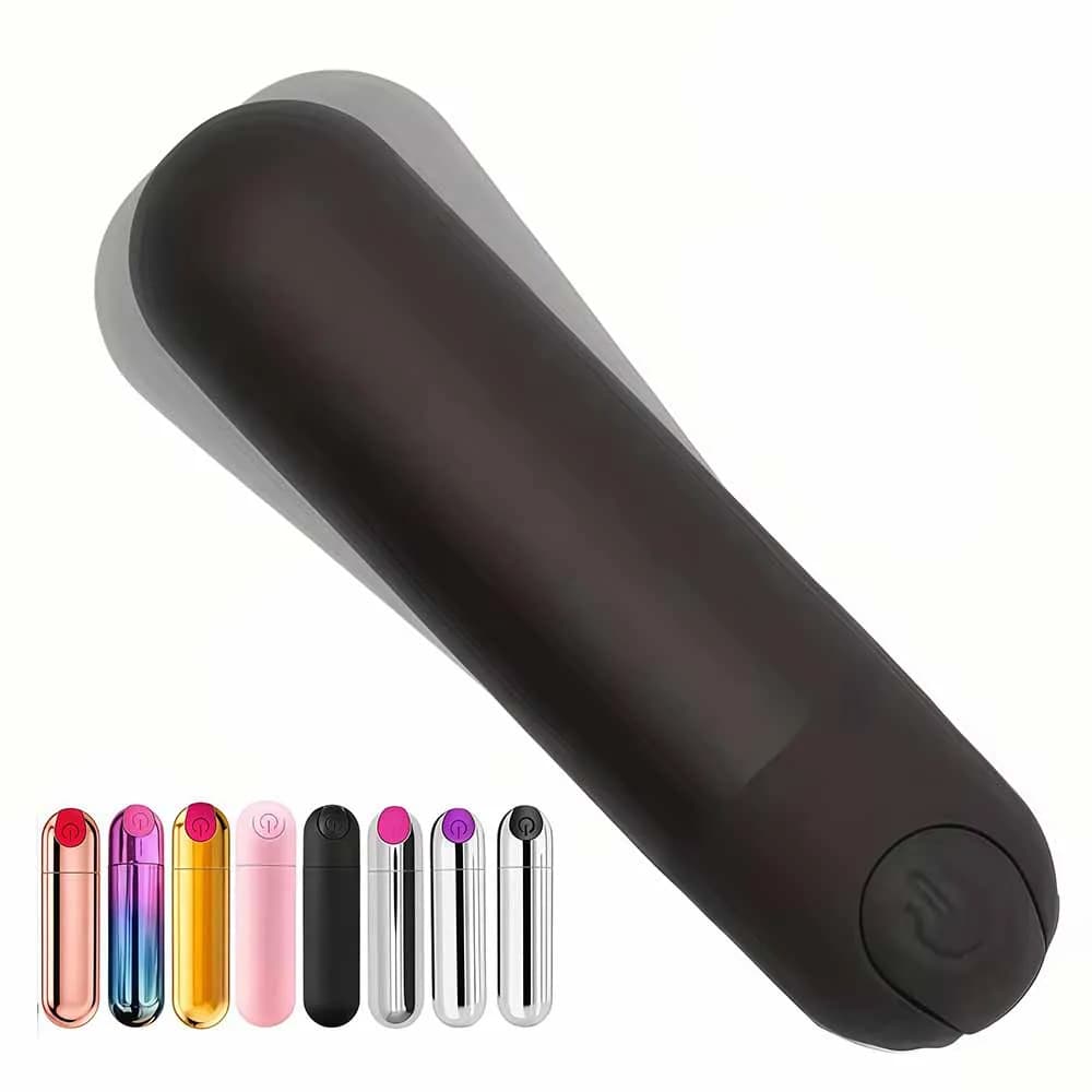 Vibratore Mini Bullet Ricaricabile USB a 10 Velocità, Plug Anale Vibrante Wireless, Stimolatore Clitorideo, Giocattoli Sessuali per Donne