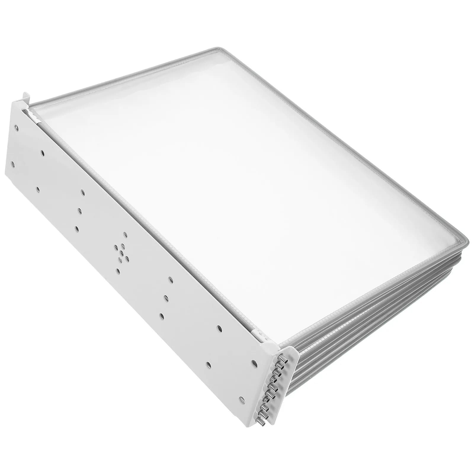 Organizzatore da Parete per Documenti A4, Porta-File Ribaltabile Salvaspazio, Portadocumenti da Parete per Ufficio e Officina
