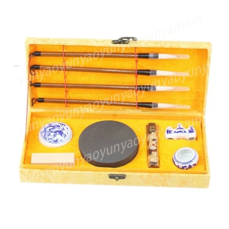 10-Piece Set of Chinese Calligraphy Brushes, Special Tools for Calligraphy and Painting, Suitable for Beginners in Calligraphy
