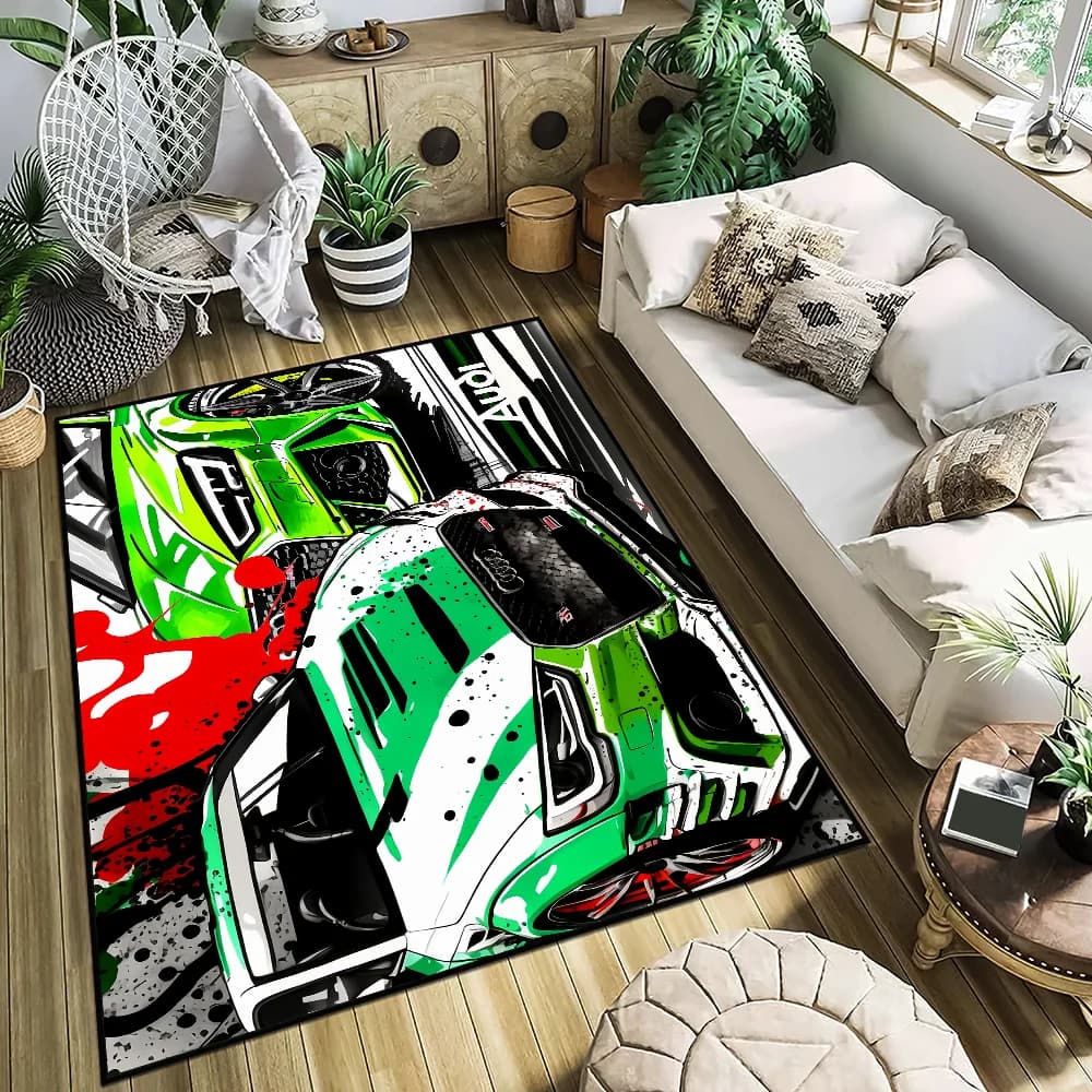 Non-slip Zerbino Kitchen Bedroom Quilted Carpet Handmade Carpet Living Room A-A-AudiS-S-A-Auto Fashion Entry Luxury Decoration