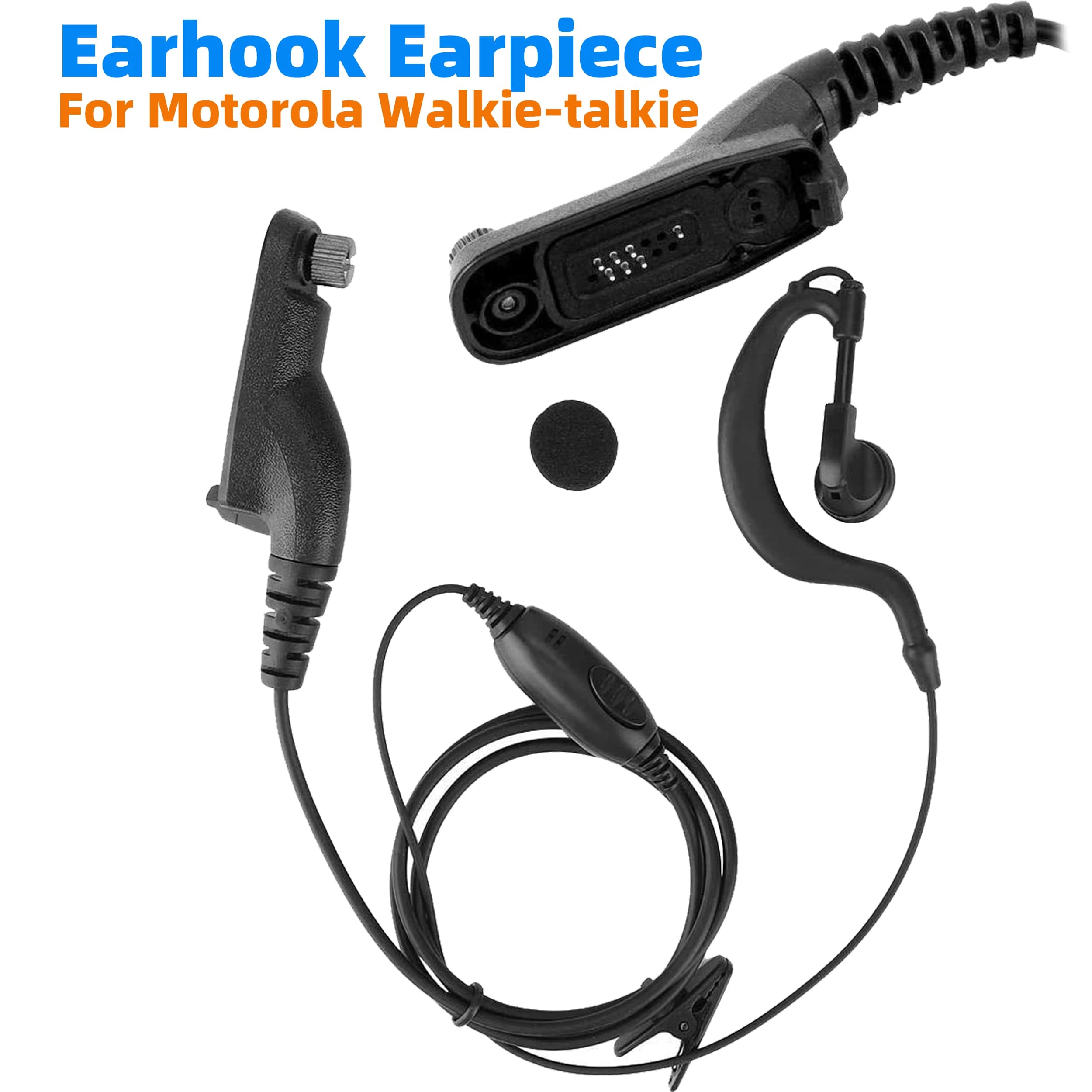 Earpiece Mic Headset For Motorola XiR P8268 P8668 GP338D DP3600 DP4400 DP4401DP4800 DP4801 DGP4150 DGP8550 Walkie Talkie Radio