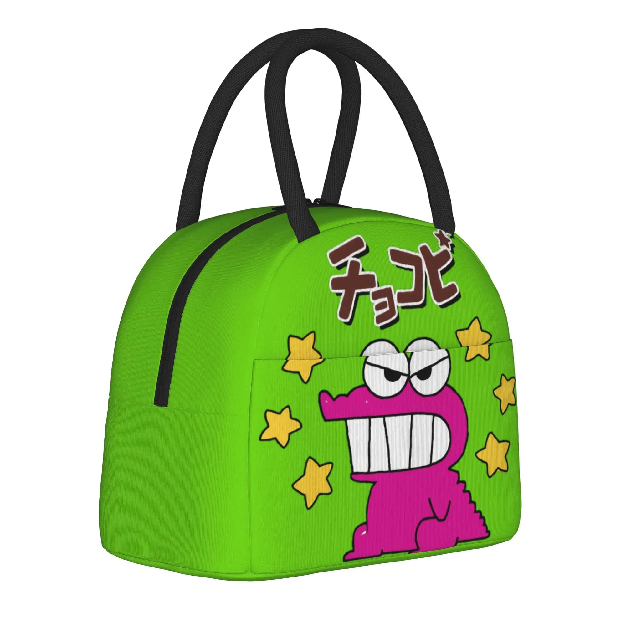 Borsa termica per il pranzo Croc Cookies Shinchan, contenitore per il pranzo, borsa termica grande per il pranzo Crayon Shin-chan, borsa per il cibo da college