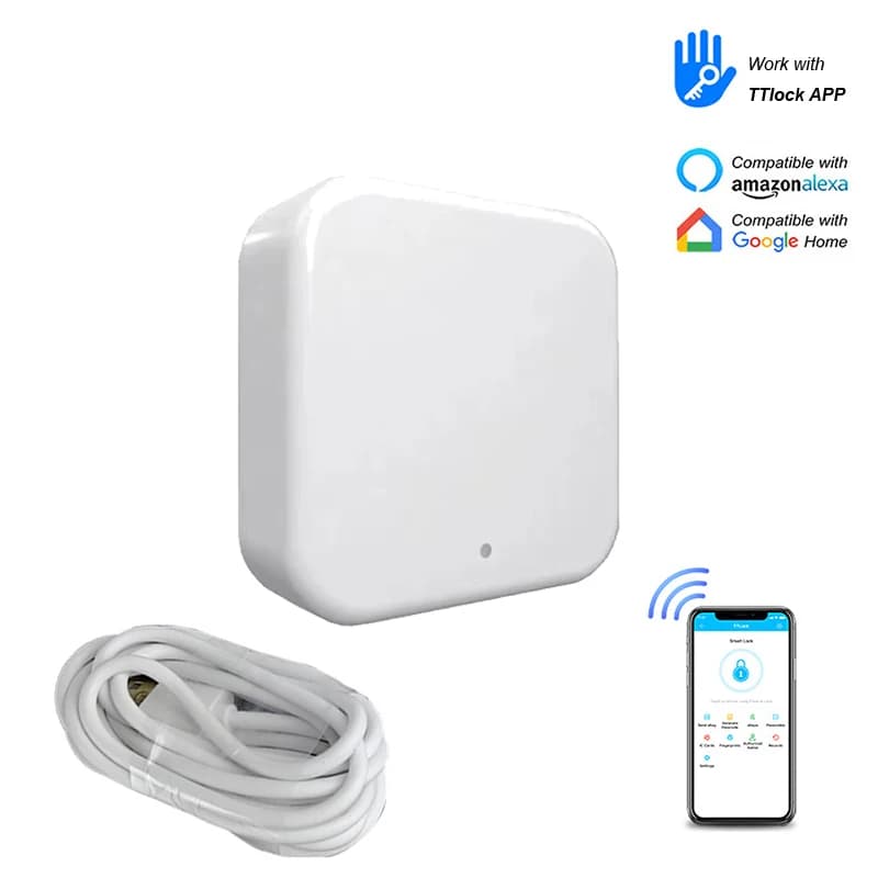 G2 Ttlock Smart Lock Gateway Converter Connettore Wifi Alexa Wifi Bridge Bluetooth Phone APP Controllo remoto per serrature intelligenti