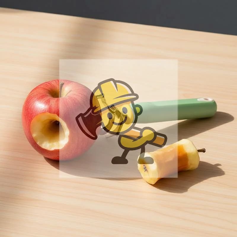 Rimuovi Semi 4 in 1 in Acciaio Inossidabile per Datteri Rossi, Pere e Altri Frutti - Utensile da Cucina Multifunzione per Rimuovere Semi, Sbucciare e Affettare