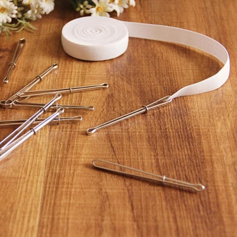 E28F Elastic Belt Wearing Rope Tools Easy Insert into Casings Sewing Tools
