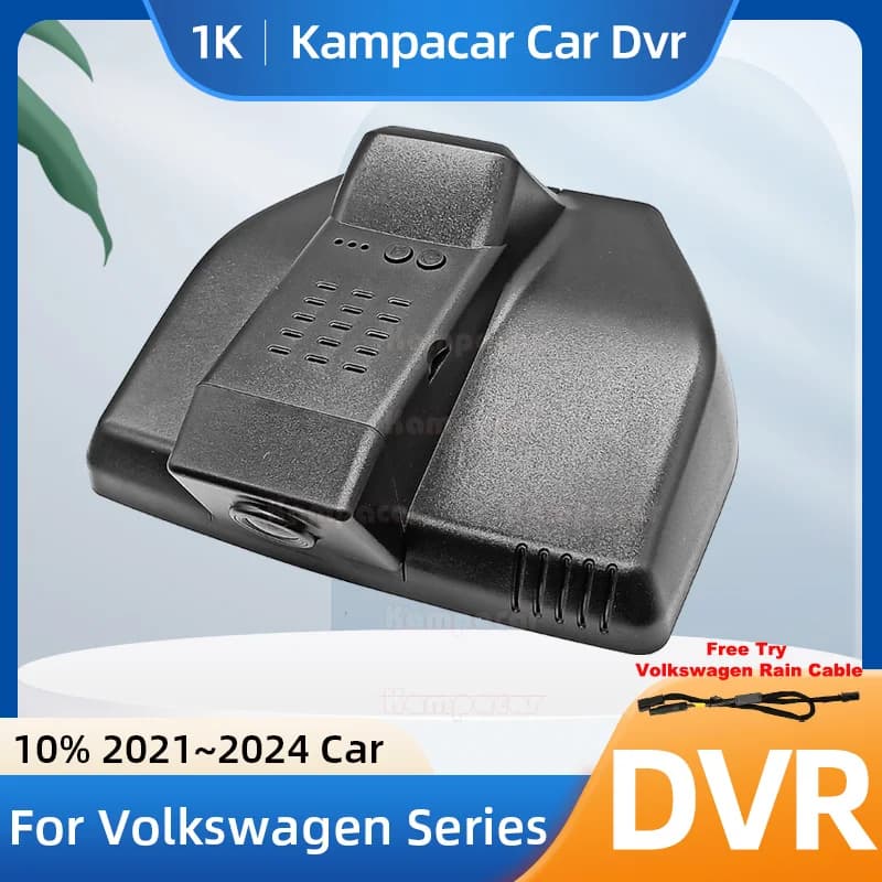 Kampacar VW37-1K 1080P Wifi Dash Cam Car Dvr Camera For Volkswagen 145mm VW ID3 ID 3 ID.3 ID.3X ID3X 2021-2024 10% Cars Dashcam