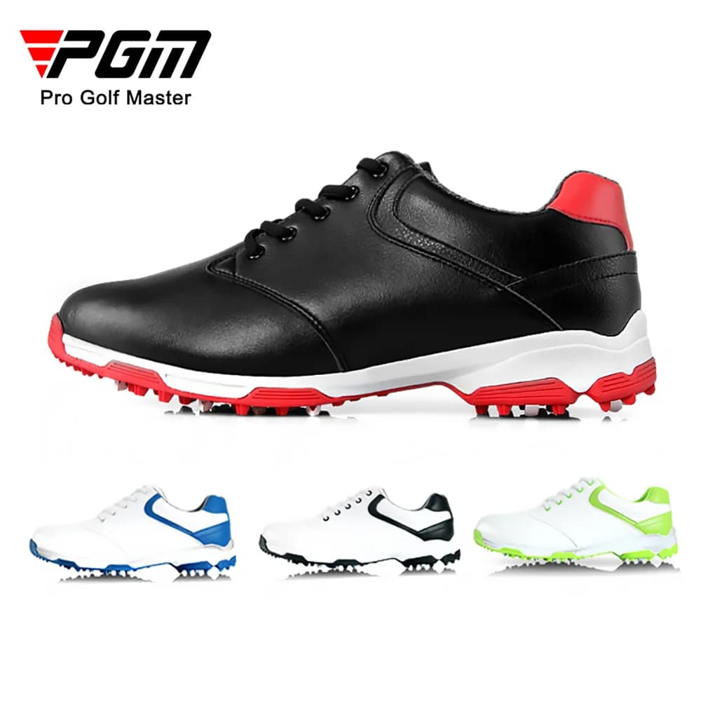 Scarpe da golf da uomo PGM con borchie antiscivolo e scarpe sportive impermeabili XZ051