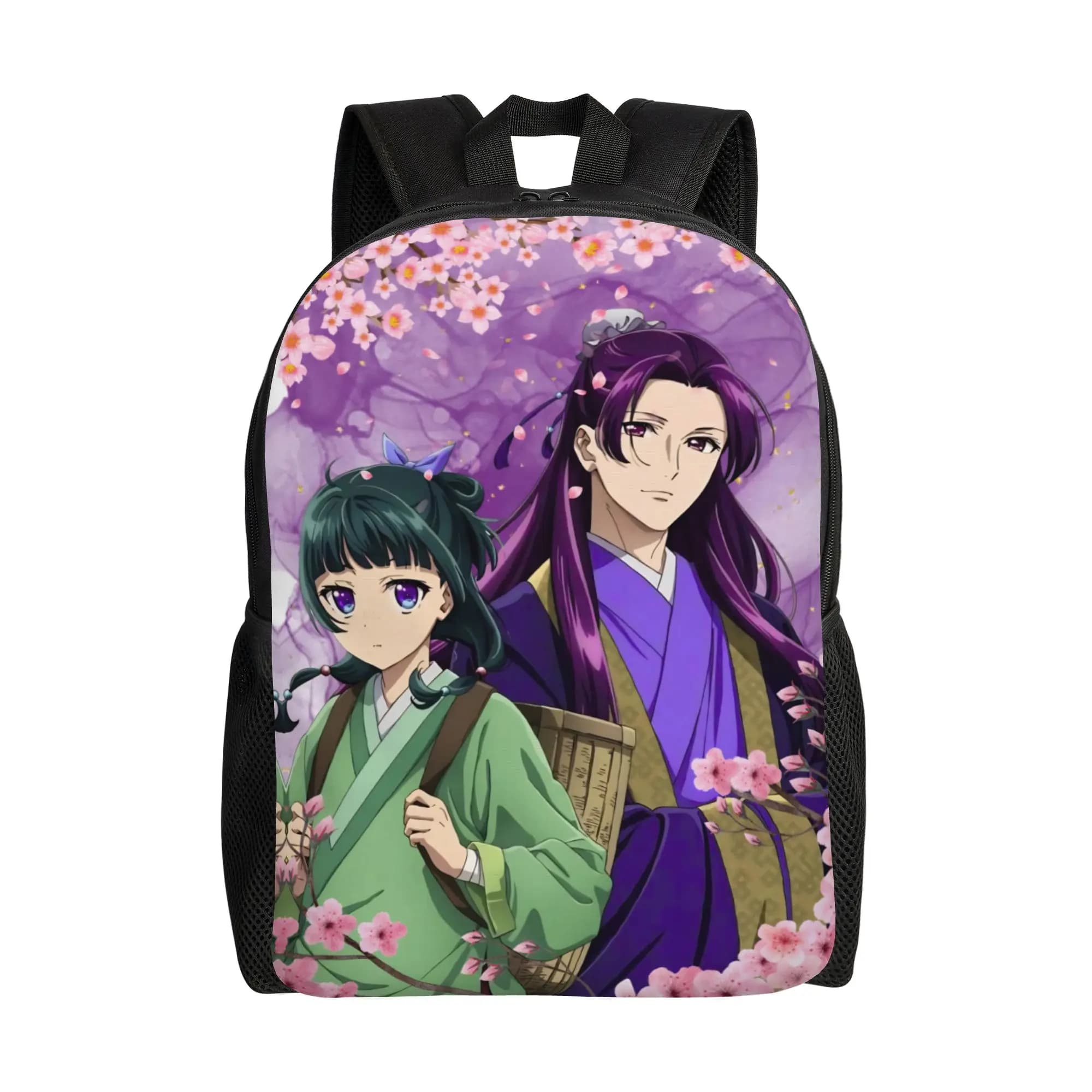 Zaino Anime Maomao Jinshi, Borsa a Tracolla per Laptop, Stile Moda, per Scuola Superiore, Lavoro, Sport, Ispirata a Apothecary Diaries