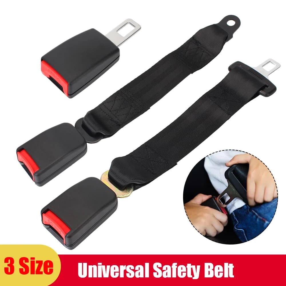 Safety belt extension for car seat Extension clips Automatic fixing elements 20-22 mm tab adapter buckle Universal automotive accessories