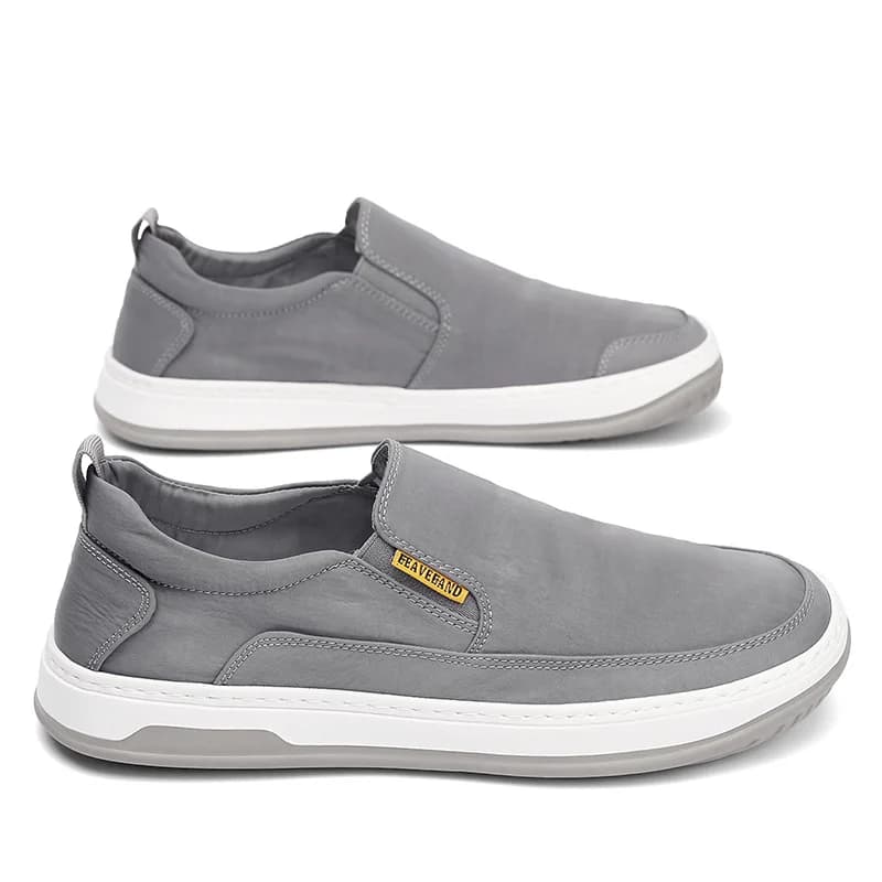 2025 nuovi uomini di tela slip on scarpe autunno traspirante antiscivolo confortevole suola morbida scarpe casual da lavoro leggere scarpe da ginnastica pigre