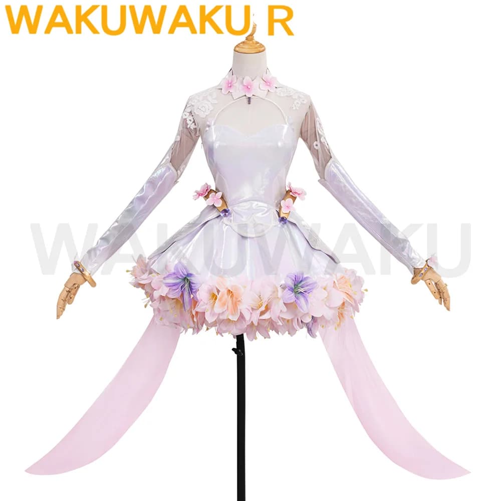 Scarpe per costume cosplay Kiriko【XS-3XL】WakuWaku-R Scarpe per costume da sposa rosa Kiriko da donna, taglia grande