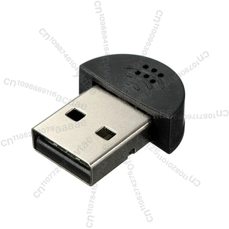 Microfono USB Mini, Microfono Specifico per Laptop per Chat Vocale, Karaoke e Registrazione, Plug and Play per Giochi