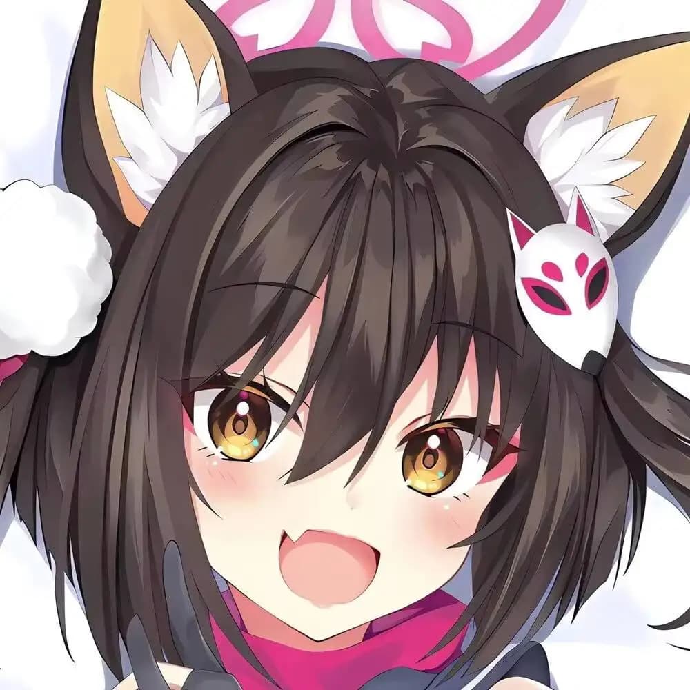 Federa per cuscino Kuda giapponese blu archivio Izuna Sexy Dakimakura accogliente fodera per cuscino in lino regali anime RM