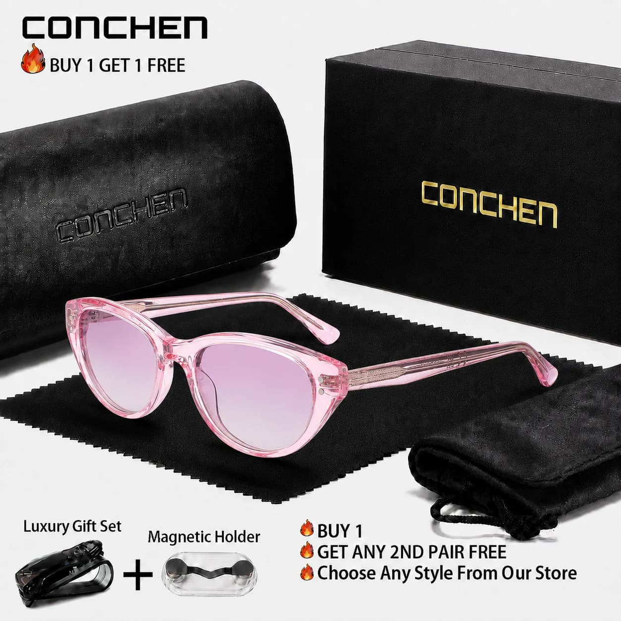 Mens Small Frame Eyeware UV400 Protection Sunglasses Acetate Frame Sun Glasses For Travel Hiking Running Outdoor Activities