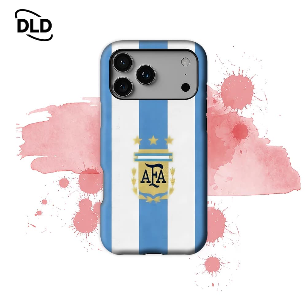 Custodia per telefono Argentina Tre Stelle per iPhone 17 16 15 14 Pro Max Plus, custodia magnetica a strato singolo/doppio resistente