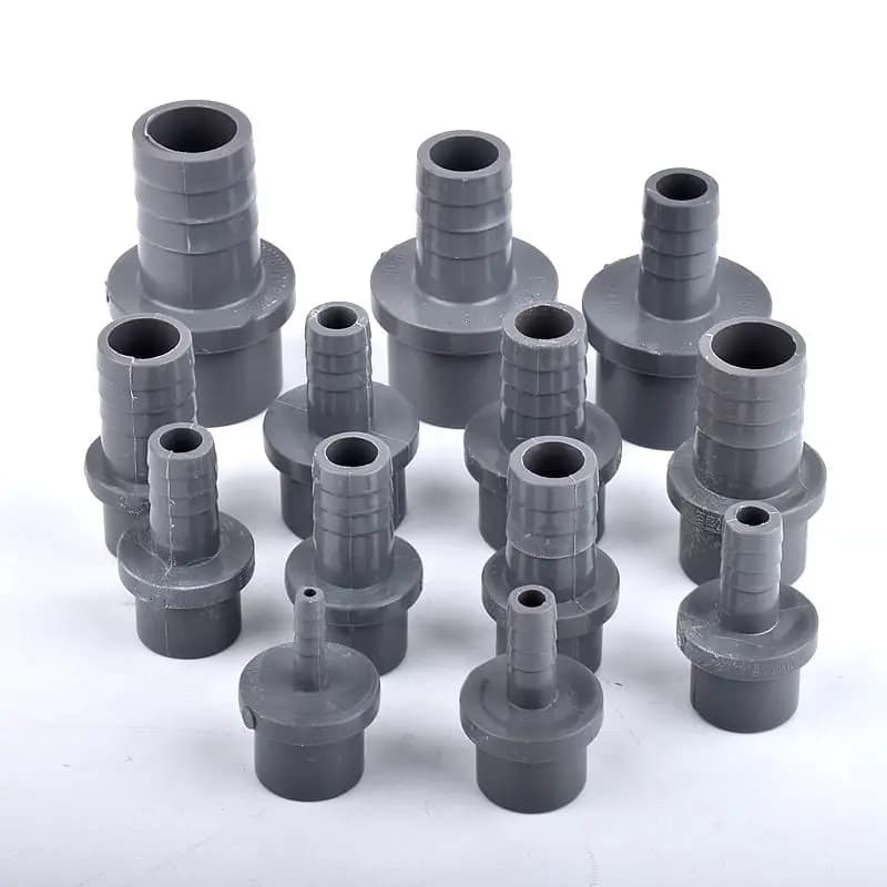 OD 20/25/32-5/81/EEC /10/12/14/16/18/20/25mm PVC grey Pagoda Connector Garden Water irrigation Pipe Soft Flexible Accessories Common
