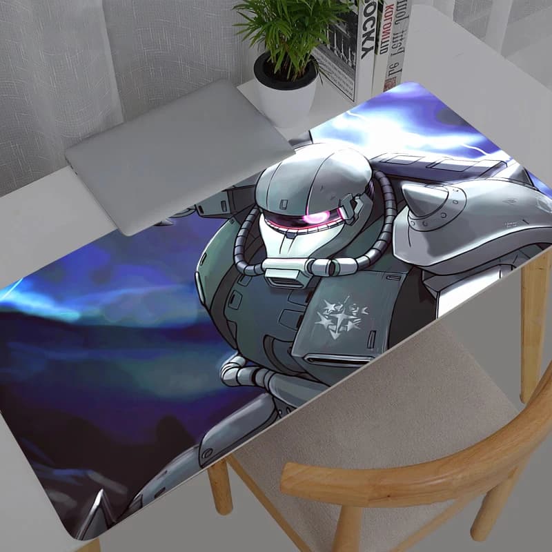 Tappetino per mouse grande Mobile Suit Gundam, nuovo tappetino in gomma per PC, accessori per giochi, tappetino per mouse, tappetino da scrivania con bordo bloccabile, tappetino per gamer