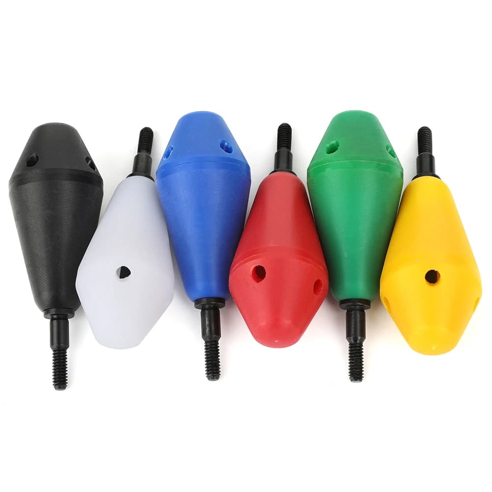 6/12pcs Nylon Arrow Tips Archery Whistle Arrowhead Signal Screw in Broadhead for Bow Targeting Shooting Training Arrow Points