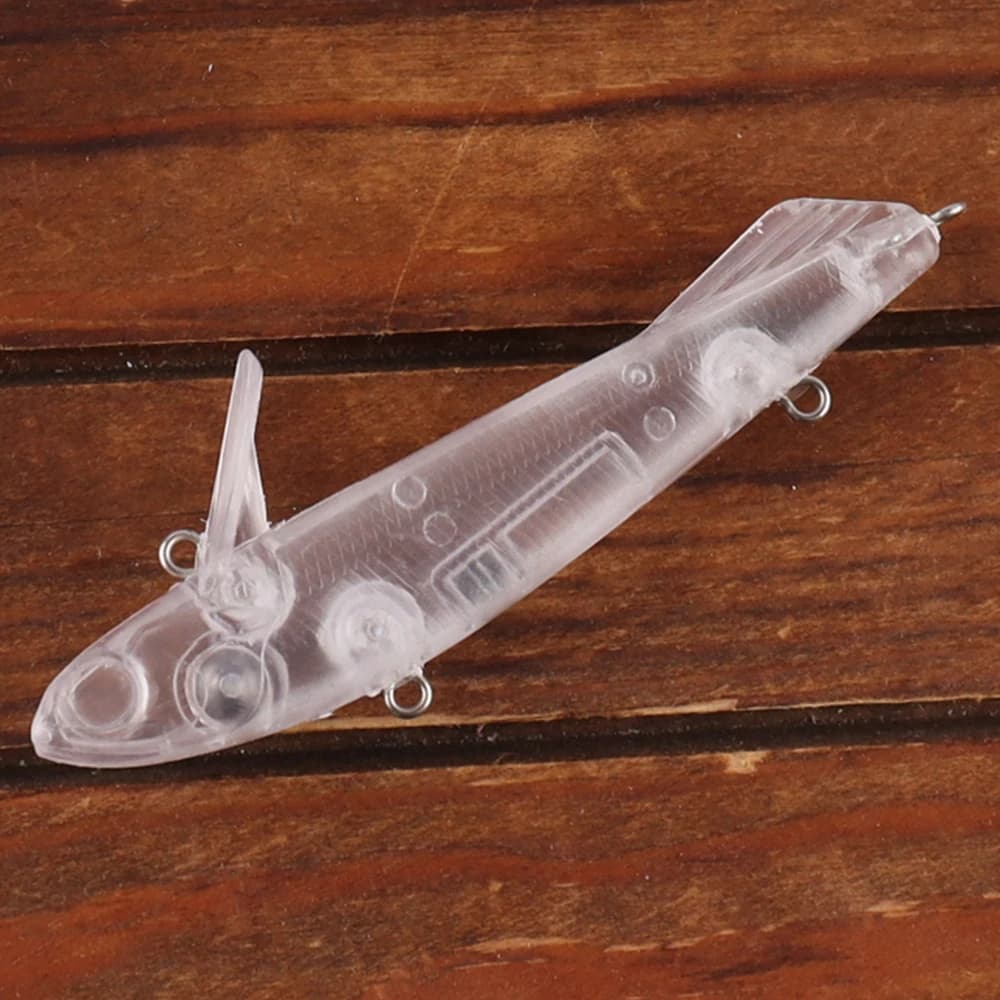 AYWFISH Unpainted Crankbait Fishing Lure 7CM 4G Floating Body Mini Shallow Hard Minnow Lure Small Wobbler Blanks 20PCS / LOT