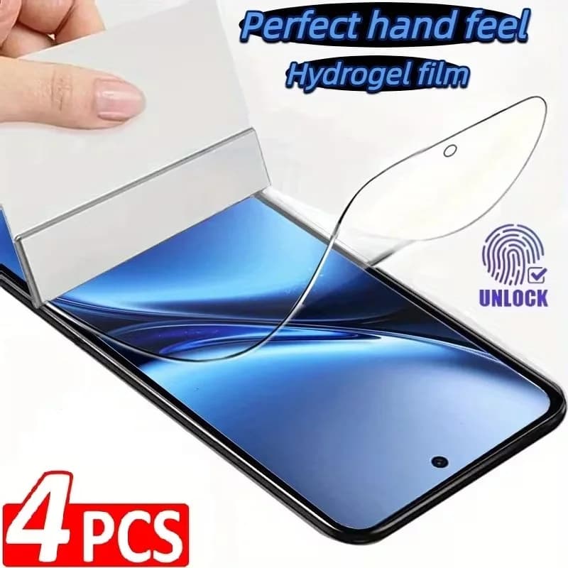 Pellicola idrogel anteriore HD da 4 pezzi per Realme P1 P2 Pro 5G P3x protezione schermo P3 Ultra 5G