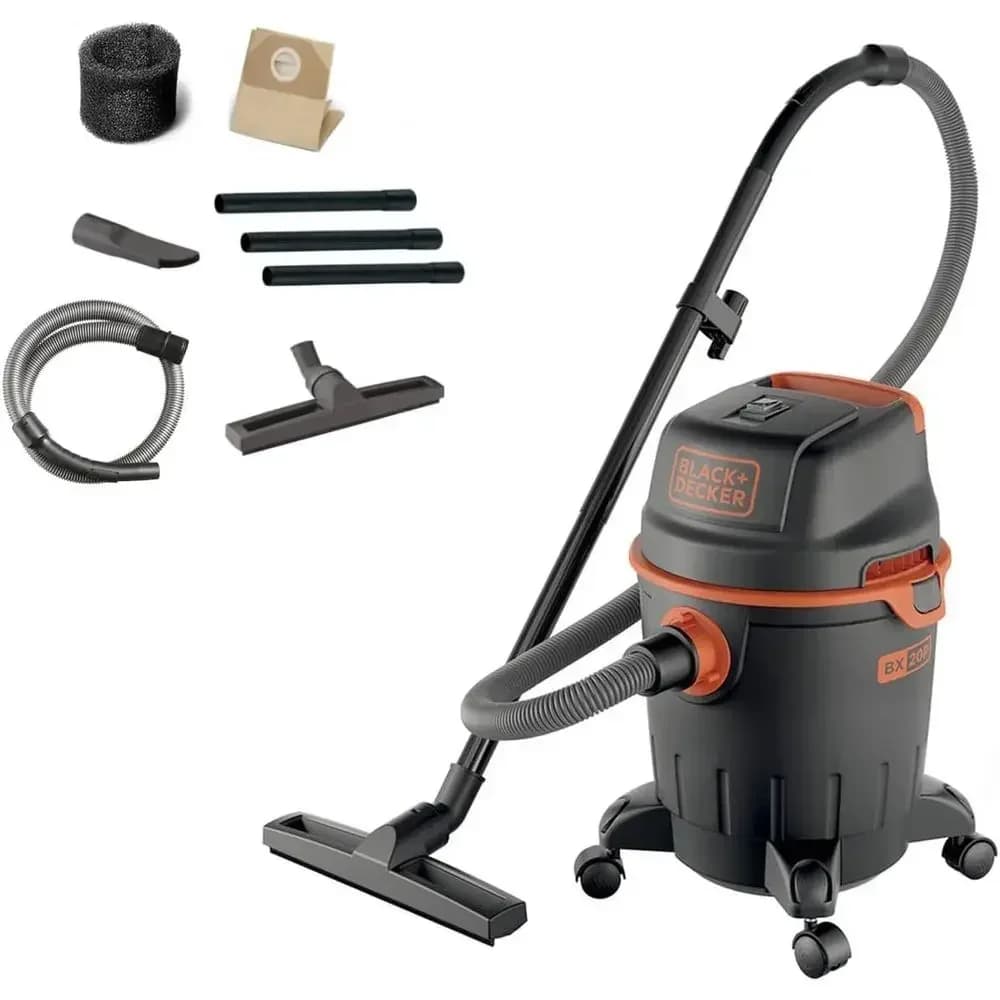 Aspirapolvere per Liquidi e Solidi 1200W 20L per Uso Domestico e in Officina