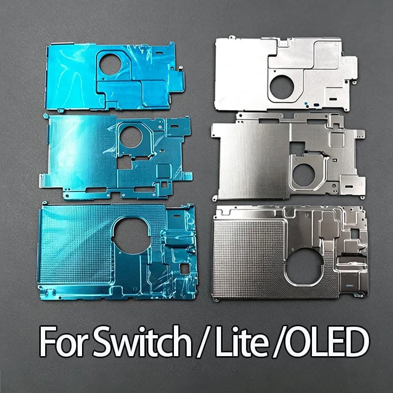 1PC Replacement Metal Heat Sink Aluminum Back Cover Case For Switch NS Lite OLED