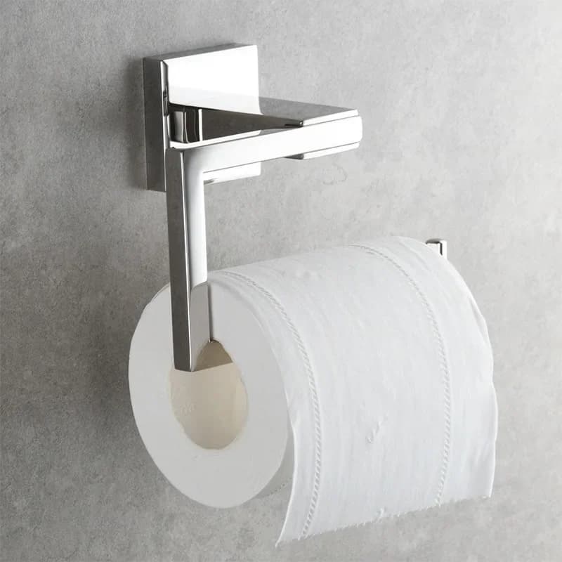 Portarotolo da Parete in Acciaio Inossidabile 304 Durevole, Porta Carta Igienica, Portarotolo per Bagno Hotel, Accessori Bagno