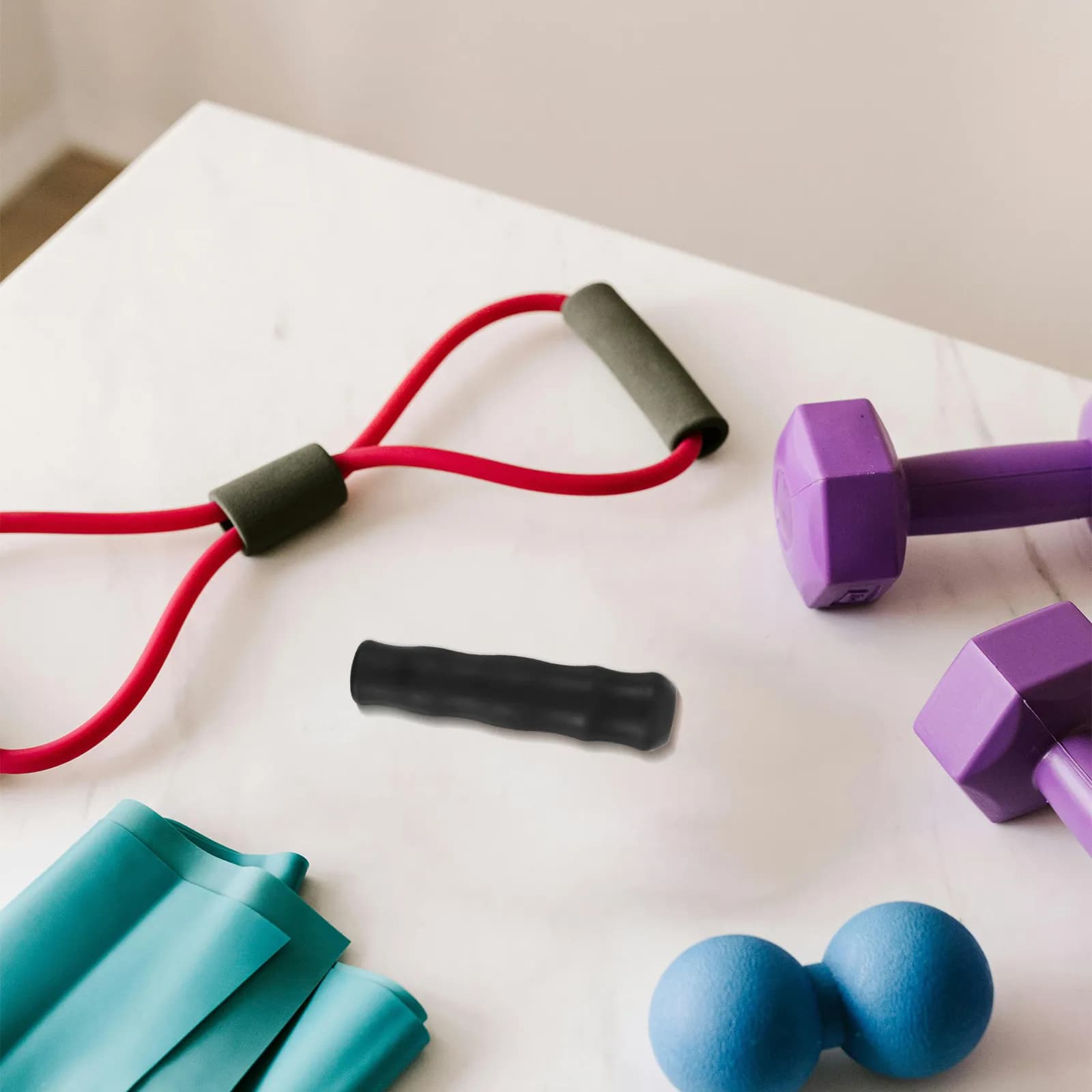 Exercise Equipment Handle Covers Black Fitness Non-Slip Grip Sleeves for Pull-Up Bars Barbells Bar Cushion Pads Gym Handlebar